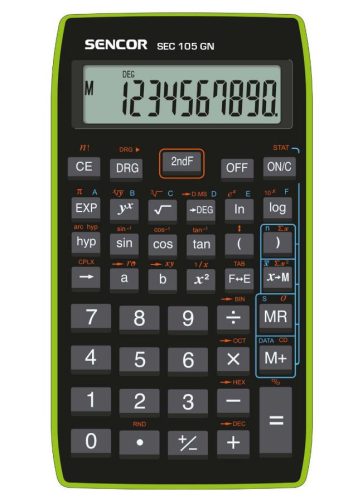 SZÁMOLÓGÉP SENCOR 105 GN TUDOMÁNYOS 56 FUNKCIÓS