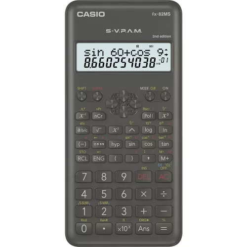 SZÁMOLÓGÉP CASIO FX-82 MS 2E TUDOMÁNYOS