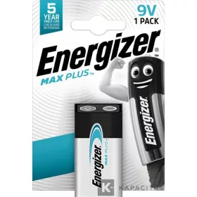 ENERGIZER MAX PLUS 9V 6LF22 ALKÁLI ELEM 1DB/CSG