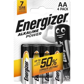 ELEM ENERGIZER ALKALINE POWER 1,5V AA/CERUZA 4DB/CSG