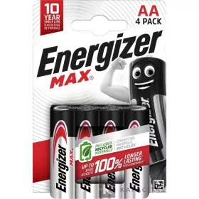 ELEM ENERGIZER MAX 1,5V AA/CERUZA 4DB/CSG