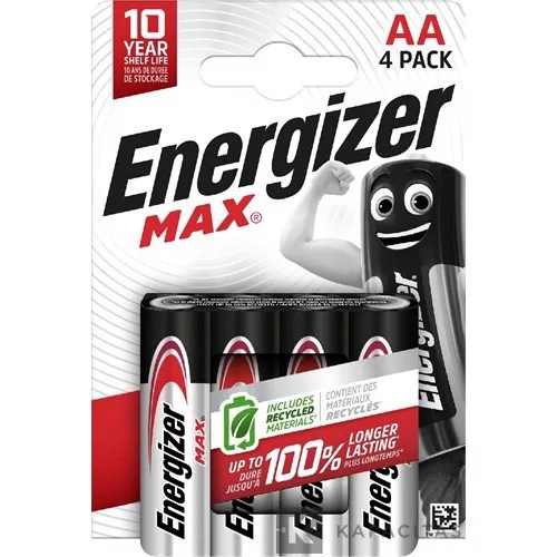 ELEM ENERGIZER MAX 1,5V AA/CERUZA 4DB/CSG