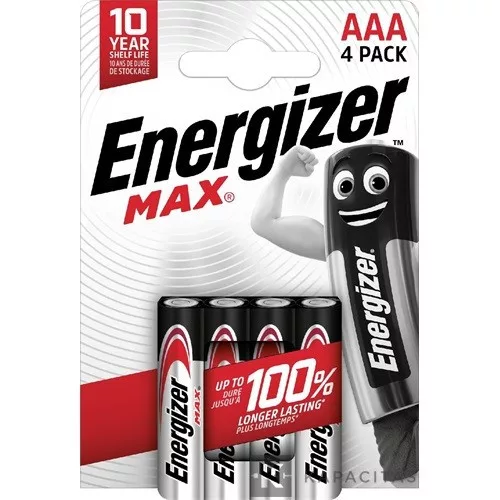 ELEM ENERGIZER MAX 1,5V AAA/CERUZA 4DB/CSG