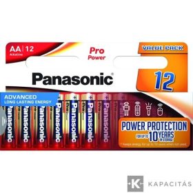  Panasonic LR6PPG/12HH SMART 1,5V AA/ceruza tartós alkáli elem 12 db/csomag