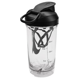   NIKE KULACS SHAKER '25 101.2242.910.16 ÁTLÁTSZÓ-FEKETE 473ML