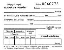 TÁVOZÁSI ENGEDÉLY 18-11.