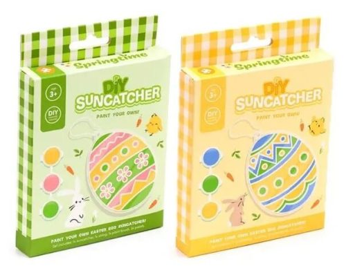 HÚSVÉTI KREATÍV SZETT MŰANYAG FÜGGŐDÍSZ HÚSVÉTI TOJÁS