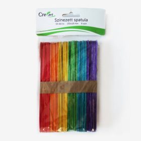 PÁLCIKA FA SZÍNES 150X18MM 50DB/CSG (SPATULA)