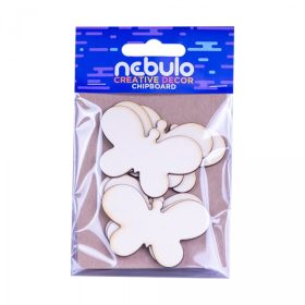 KARTON DEKORÁCIÓ 8X12CM NEBULÓ PILLANGÓK 6DB/CSG