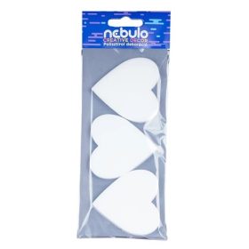 POLISZTIROLNEBULÓ 8X20CM 3DB/CSG SZÍVEK