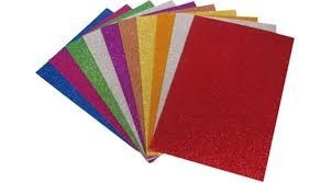 DEKORGUMILAP A/4 CSILLÁMOS TÜRKIZ