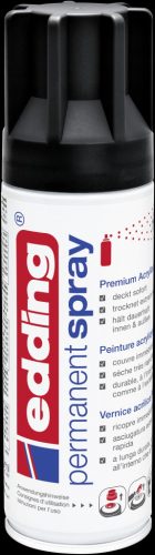 EDDING 5200 AKRILFESTÉK SPRAY BLACK MAT 901