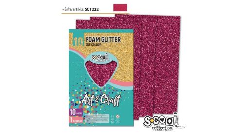 DEKORGUMILAP A/4 CSILLÁMOS SC1222 RUBINVÖRÖS