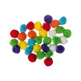 POMPOM VEGYES 15 MM  30 DB/CSG 137474