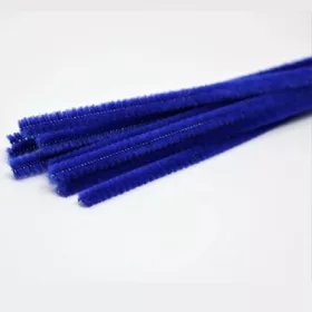 ZSENILIA DRÓT 30CM 12MM VASTAG SÖTÉTKÉK 10 DB/CSG