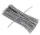 ZSENILIADRÓT 6X300MM  CSILLÁMOS EZÜST 10DB/CSG