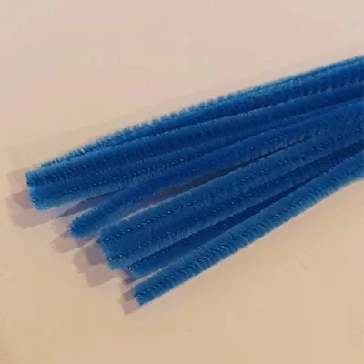ZSENILIA DRÓT 30,5CM 6MM VÉKONY 10 DB/CSG KIRÁLYKÉK