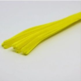 ZSENILIA DRÓT 30,5CM 6MM VÉKONY 10 DB/CSG CITROMSÁRGA