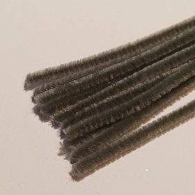 ZSENILIA DRÓT 30,5CM 6MM VÉKONY 10 DB/CSG SZÜRKE