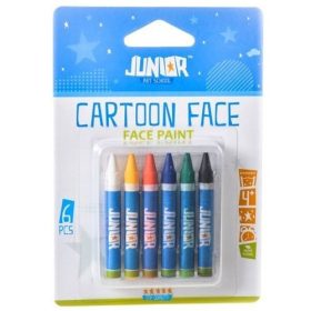   Kreatív arcfesték "Cartoon face" Junior 6 db-os klt.