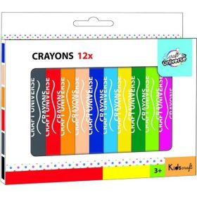 Színes jumbo zsírkréta 12 db-os universe 63078a