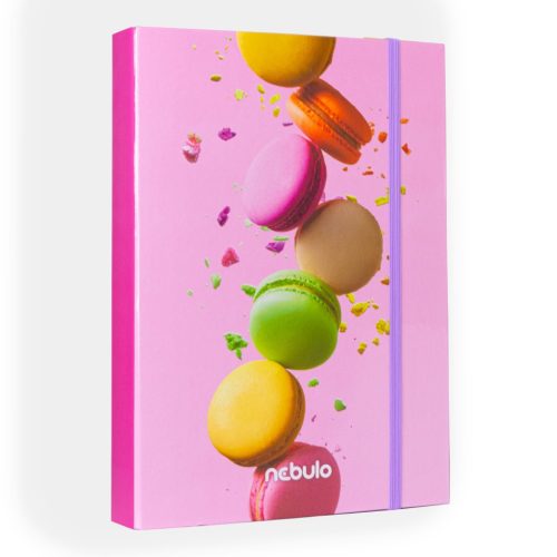 FÜZETBOX A/4 NEBULÓ MACARON