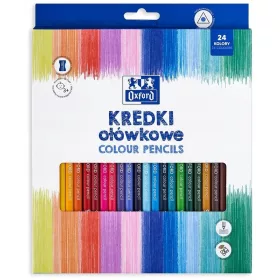 SZÍNESCERUZA OXFORD TRIO 24-ES + HEGYEZŐ