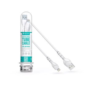   DEVIA USB - LIGHTNING ADAT- ÉS TÖLTŐKÁBEL 1 M-ES VEZETÉKKEL - 5V/2.1A - FEHÉR