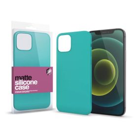   XPRO Szilikon matte tok ultravékony mentazöld Apple iPhone 13 Pro készülékhez