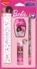 Írószer készlet, 4 darabos, MAPED "Barbie" 981867