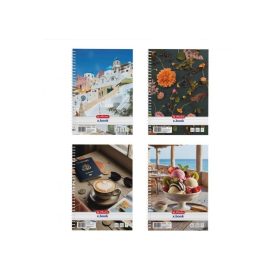 SPIRÁL FÜZET A/5 HERLITZ MIX 70 L. SIMA