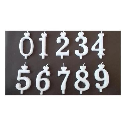 SZÁMGYERTYA DOBOZBAN  "9" 10DB/DOB