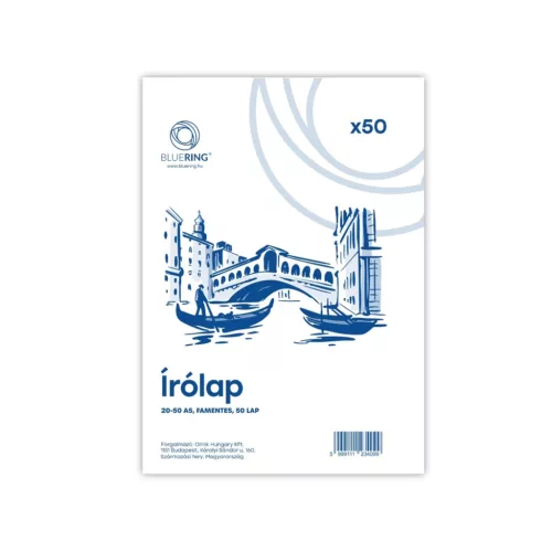 ÍRÓLAP BLUERING TASAKOS FAMENTES 20-50