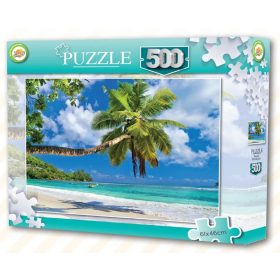 PUZZLE VÁROS 500 DB-OS SEYCHELLES TENGERPART