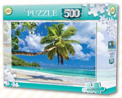 PUZZLE VÁROS 500 DB-OS SEYCHELLES TENGERPART