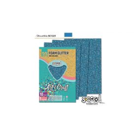 DEKORGUMILAP A/4 CSILLÁMOS SC 1221 VILÁGOS KÉK