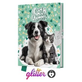 EMLÉKKÖNYV A/5 JUNIOR GLITTERES BEST FRIENDS 2511