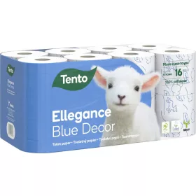 WC PAPIR TENTO 16 TEKERCSES BLUE DECOR