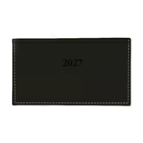 ZSEBNAPTÁR CHAMOIS FEKVŐ FEKETE 2027