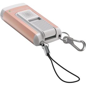   LEDLENSER K6R safety tölthető kulcstartós lámpa/riasztóval Li-ion 400lm rózsa-ar