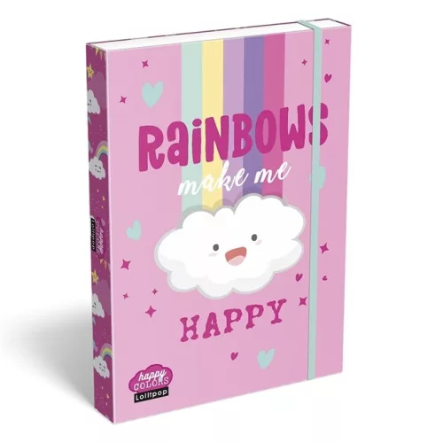 Füzetbox A4 Lollipop RAINBOW
