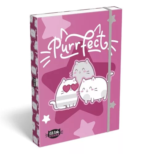 Füzetbox A4 KitTok PURRFECT