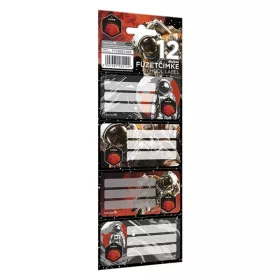 Füzetcímke 12 db-os Mars MISSION