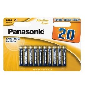 Panasonic LR03APB/20BW 1,5V AAA/mikro tartós alkáli elem 10+10 db/csomag