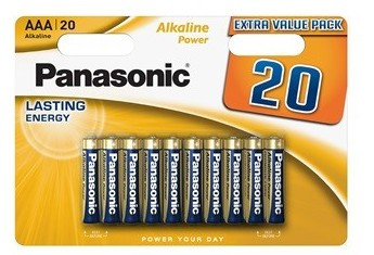 Panasonic LR03APB/20BW 1,5V AAA/mikro tartós alkáli elem 10+10 db/csomag