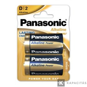   Panasonic LR20APB/2BP 1,5V D/góliát tartós alkáli elem 2 db/csomag