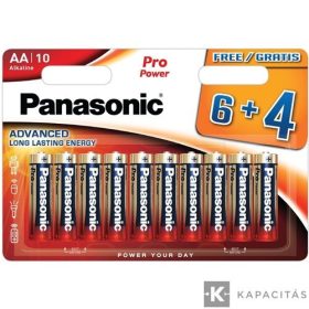   Panasonic LR6PPG/10BW 6+4F 1,5V AA/ceruza tartós alkáli elem 10 db/csomag