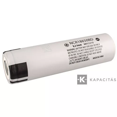 PANASONIC NCR18650BD LILON AKKU 3200NAH. 10A
