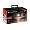 LEDLENSER NEO1R 250lm tölthető futó fejlámpa 80m Li-ion/ Fekete/szürke