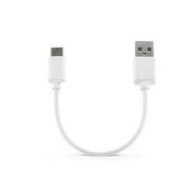   USB - USB TYPE-C TÖLTŐKÁBEL 15 CM-ES VEZETÉKKEL - FEHÉR (ECO CSOMAGOLÁS)